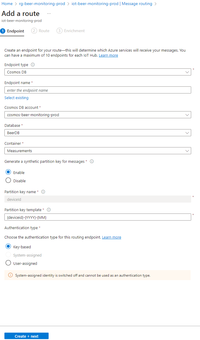 IoT Message Route